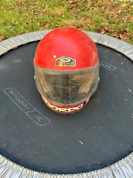 Photo of free Old Motorcycle Helmet for Display (Formby) #3