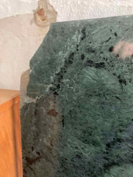Photo of free Piece of green/black marble 671 x 1101 x 19 mm (Fingringhoe CO5) #2