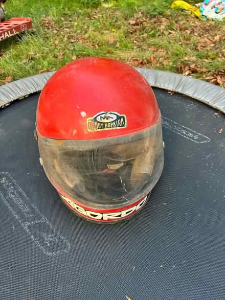 Photo of free Old Motorcycle Helmet for Display (Formby) #1