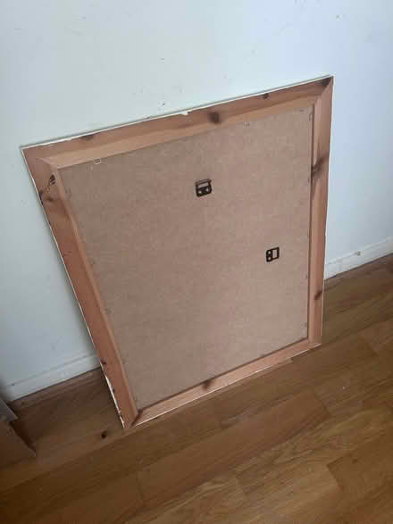 Photo of free Hand painted pine mirror with frame size 48 x 58 cm (Surbiton KT1) #2