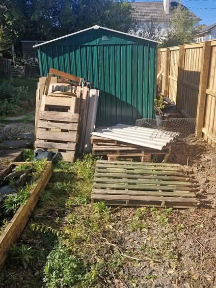 Photo of free Wood, metal and chimenea (G74) #1