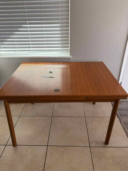Photo of free Large, extendable wooden table (Piedmont Ave area) #1