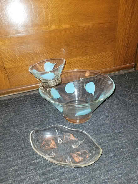 Photo of free Vintage Anchor Glass Party Dishes (Downtown / Gage Park) #1