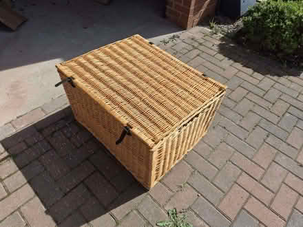 Photo of free Large wicker chest/hamper (Longbridge B31) #1