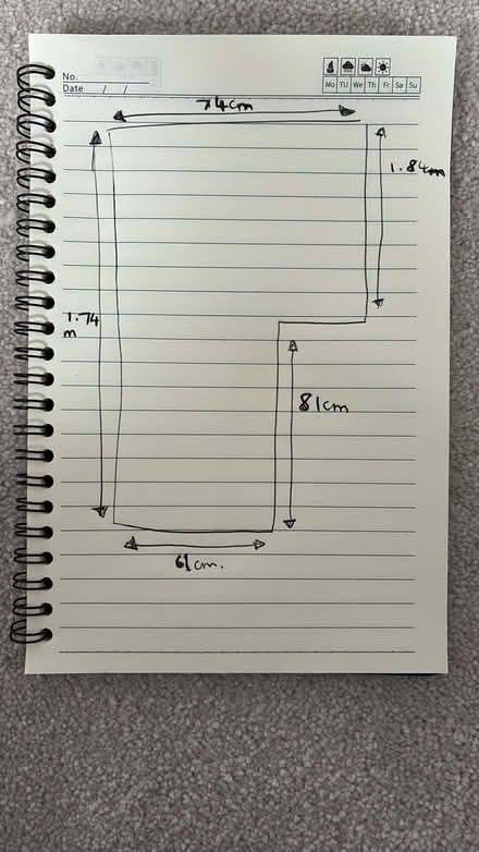 Photo of free cream carpet piece (Woodville DE11) #2