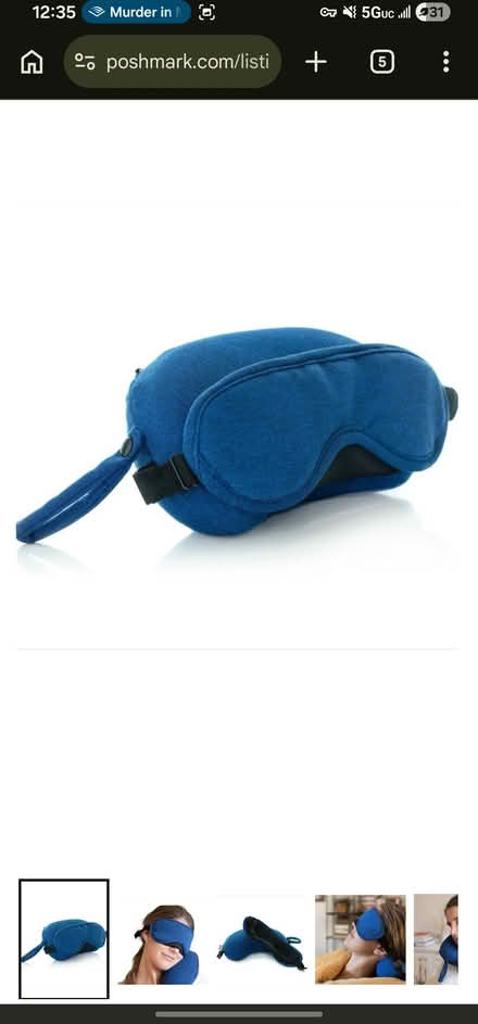 Photo of free Travel organizer, pillow & eye mask (Downtown DM) #3