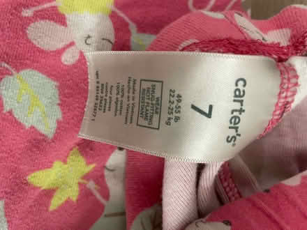 Photo of free Carter’s girls size 7 PJ set (Kennedy/16th in Markham) #2