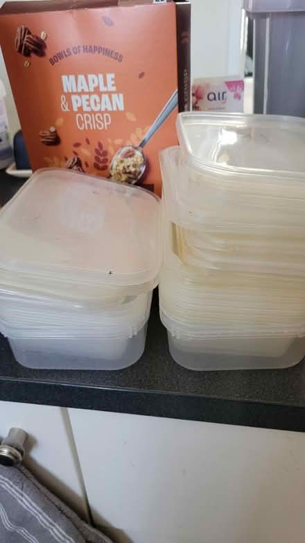 Photo of free Plastic takeaway boxes with lids (Southend, SS1) #1