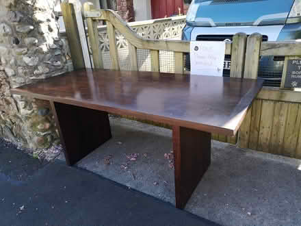 Photo of free Dining table solid wood (Isle of Walney LA14) #2