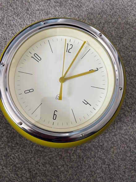 Photo of free Yellow clock (Yardley Wood B14) #2
