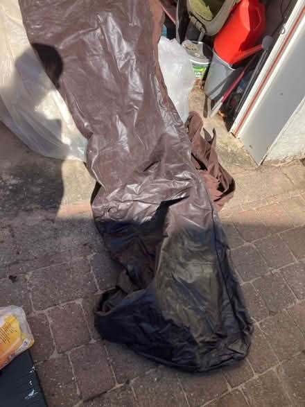 Photo of free Leather futon cover -craft project? (Eaglesham G76) #1