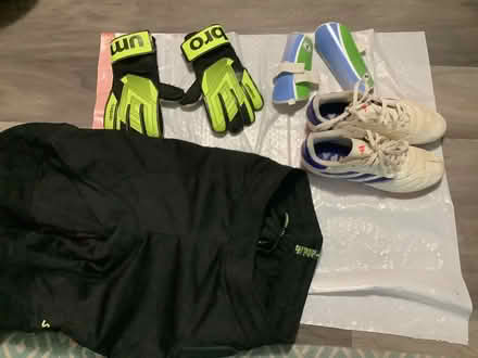 Photo of free Soccer goalkeeper gear (North Beacon Hill) #1