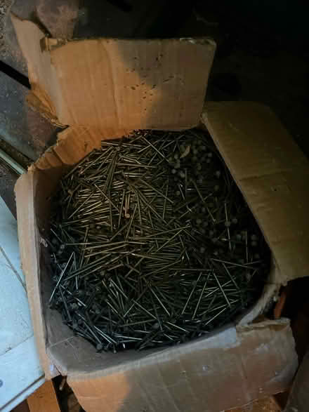 Photo of free Box of 8D nails coated sinkers (North Willow Glen , San Jose) #2