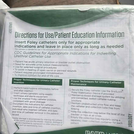 Photo of free Foley Catheter Tray (Chiquita Av MtnVw) #2