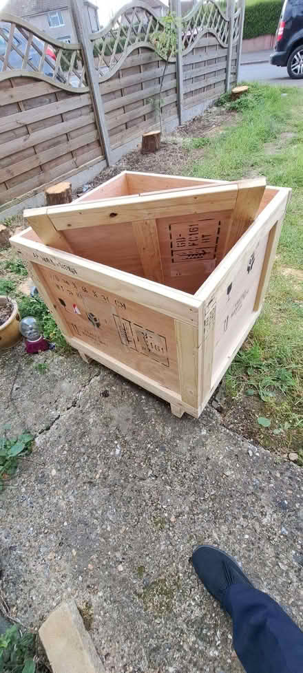 Photo of free Large wooden box (Church RG2) #2