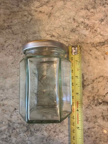 Photo of free 6 storage jars unused 4” tall (Welling DA16) #3