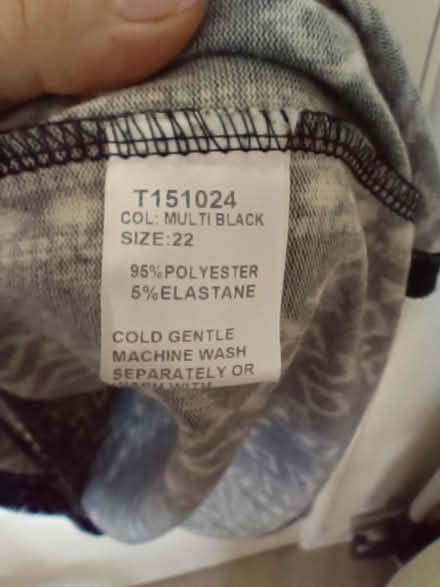 Photo of free Black Top size 22 (Camberwell SE5) #4