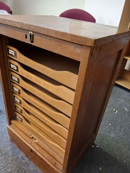 Photo of free Retro letter tray cabinet. (Loughton IG10) #1