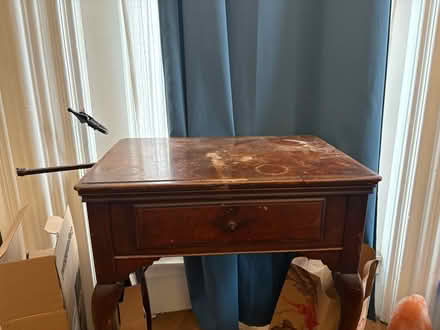 Photo of free Singer sewing machine table (Boston) #2