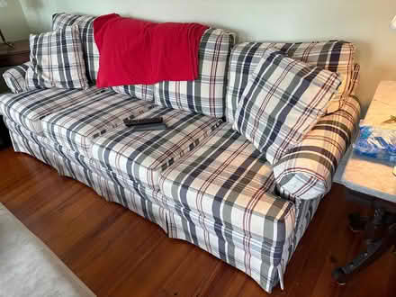 Photo of free Plaid 4-cushion sofa set (SMith Neck Rd) #2