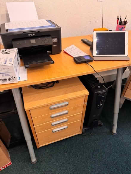 Photo of free Corner office desk and drawers (New Town EH3) #2