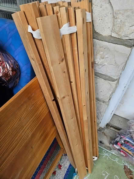 Photo of free Wooden slats for a single bed (Near the experimental farm) #1