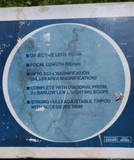 Photo of free Telescope (Walderslade Bottom ME5) #2