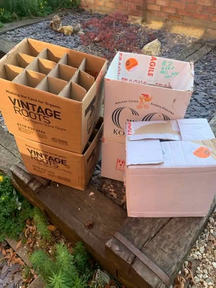 Photo of free Sturdy cardboard boxes (Norwich) #1