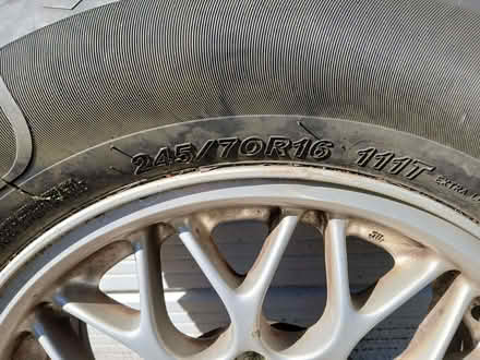 Photo of free isuzu trooper alloy wheel & tyre (Wigginton OX15) #3