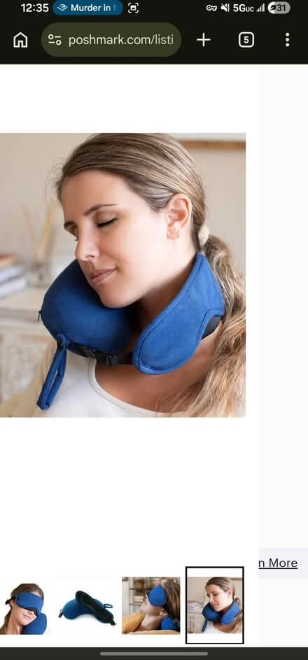 Photo of free Travel organizer, pillow & eye mask (Downtown DM) #4