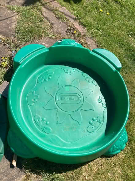 Photo of free Little Tikes Green Tortoise Sandpit (Aigburth L19) #2
