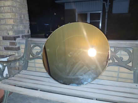 Photo of free Antique round mirror 30" diameter (Downtown / Gage Park) #1