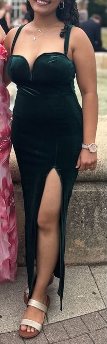 Photo of free Black tie green dress with slit (North Road, Islington (N7 9)) #2