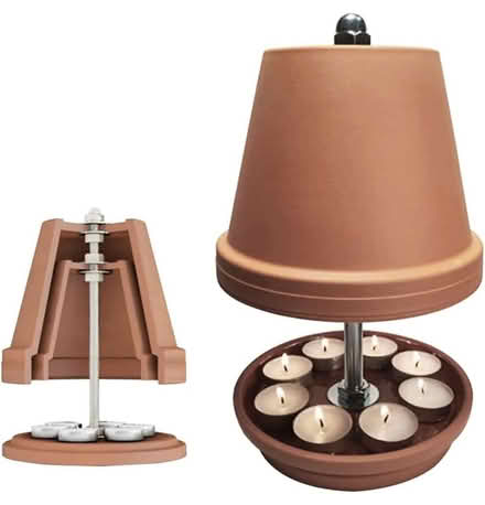 Photo of Terracotta Candle Pot Heater Lamps (Yeovil BA22) #1