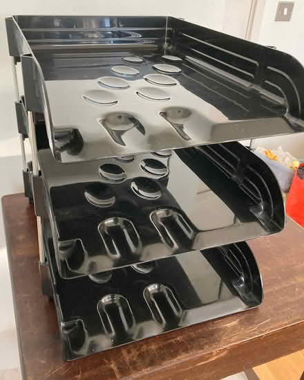 Photo of free Black 3- tier filing tray (GMV SE10) #2