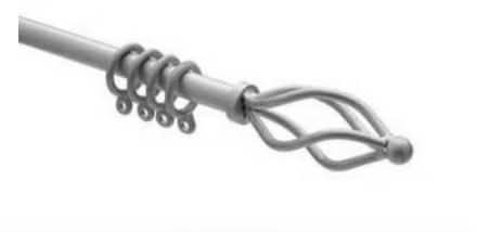Photo of free Metal Curtain Pole (Cropston LE7) #3