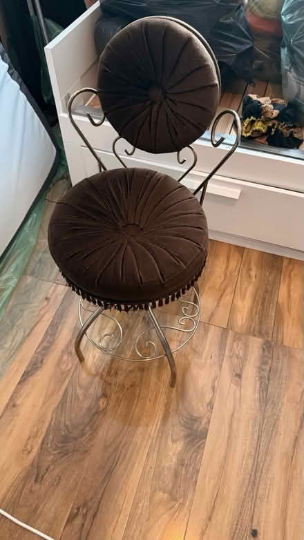 Photo of free Vanity chair (Custom House E16 3LQ) #2