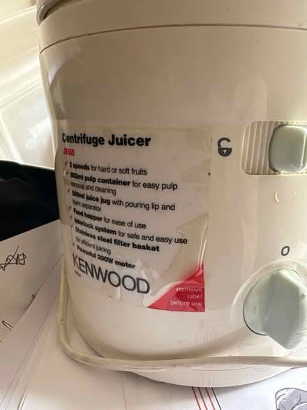 Photo of free Kenwood juicer (Stone Cross B71) #2