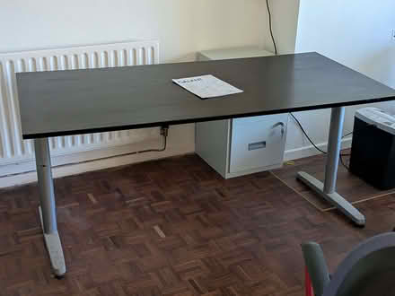 Photo of free IKEA Galant Height adjustable desk 160cm *80cm (Pittville GL50) #1