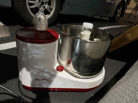 Photo of free Manttra mixer-grinder & attachments (1075 Valencia Avenue) #1