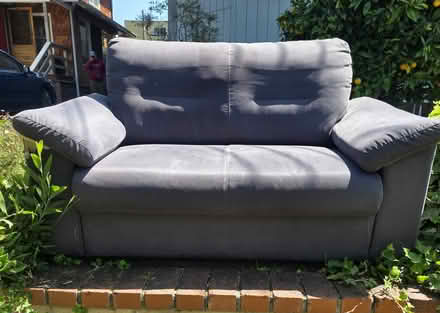Photo of free Comfy Kitty-loved Ikea Love Seat (2715 Benvenue Ave 94705) #1