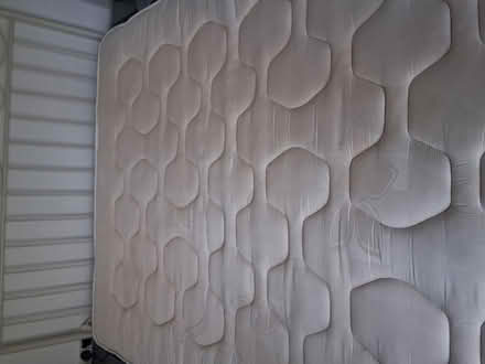 Photo of free White frame bed with mattress (Watford WD17) #2