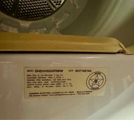 Photo of free GE Adora gas clothes dryer (Monta Loma Mountain View) #2