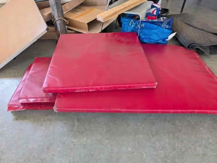 Photo of free Red gym mats, from kid's climbing frame (Balsall Heath B12) #1