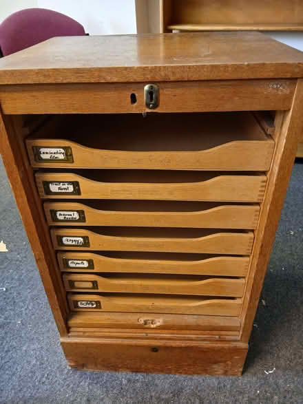 Photo of free Retro letter tray cabinet. (Loughton IG10) #3