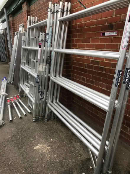 Photo of Some aluminium scaffold tower parts (Knighton) #1