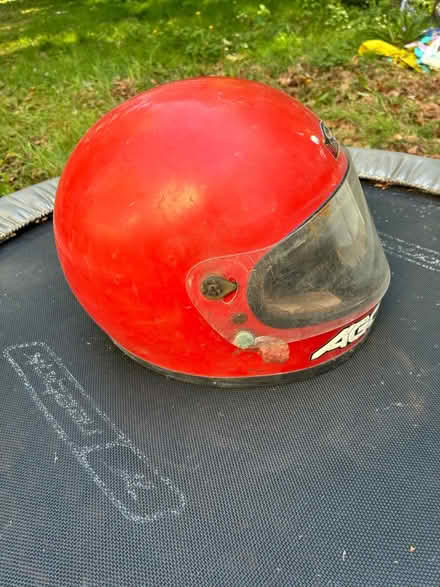 Photo of free Old Motorcycle Helmet for Display (Formby) #2