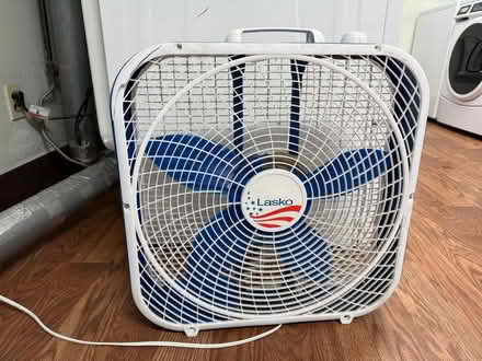 Photo of free Lasko box fan that needs repair (1075 Valencia Avenue) #1