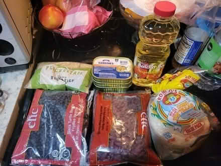 Photo of free Dried beans, Rice, vegetable oil, corn tortilla,Sardines #1