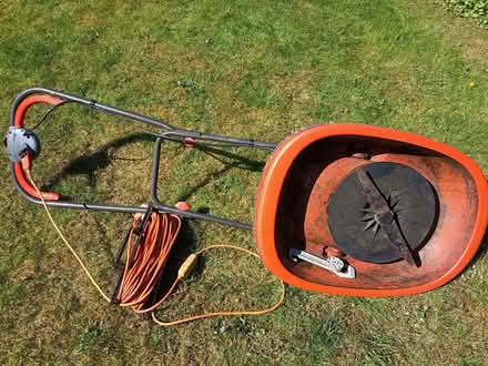 Photo of free Flymo lawn mower (Ridgeway S12) #3